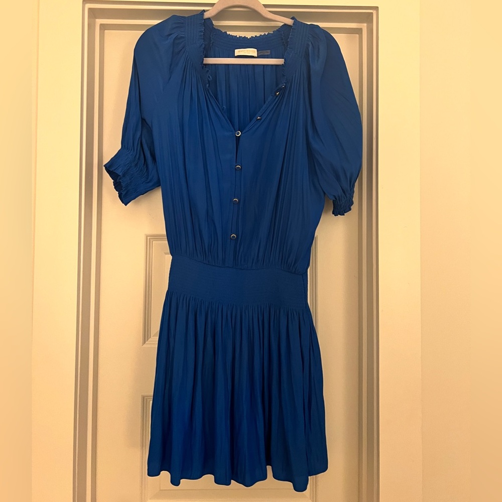Ramy Brook Royal Blue Short Sleeve Dress